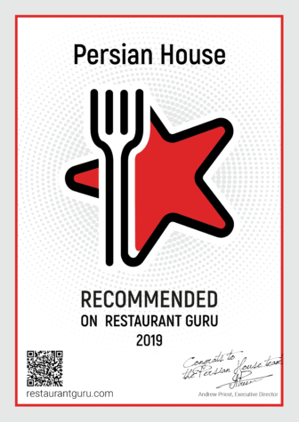Restaurant Guru Certificate 2019